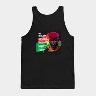 Ibrahim Traoré of Burkina Faso - Quote Tank Top